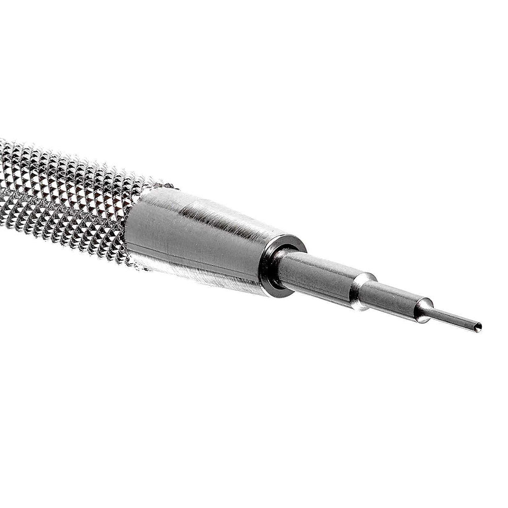 Bergeon 7767-F stainless steel spring bar remover tool for watch bracelet adjustments and repairs.