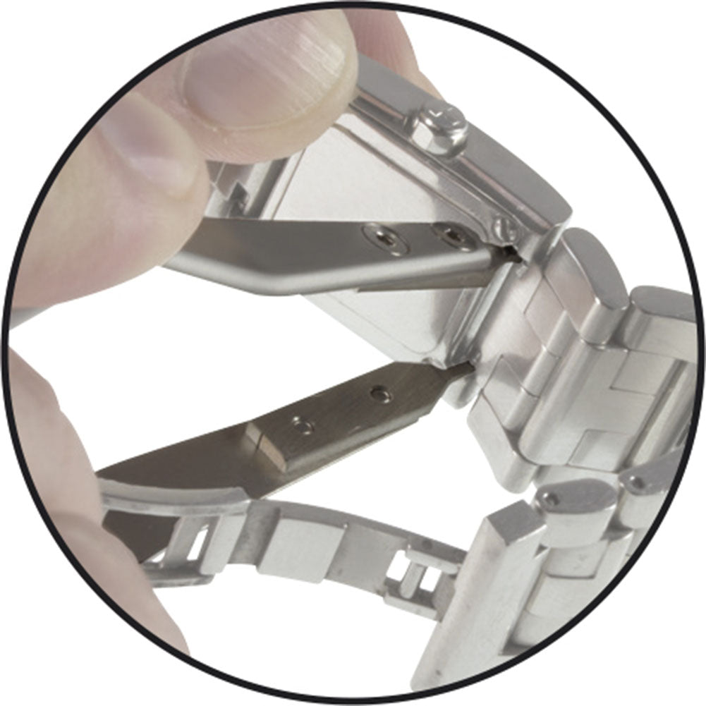 Bergeon 7825 spring bar tweezer for precise lug removal in watch repairs and accessories.