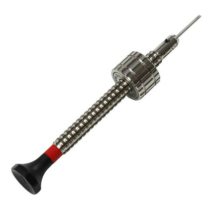 Bergeon 7965-C50 torque cylinder with 7969 screwdrivers for precise watch repair adjustments.