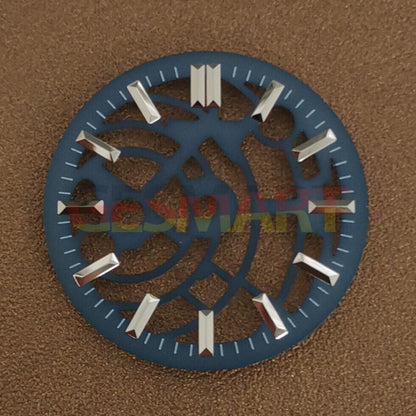 28.50mm Hollow Watch Dial NO Lume Suitable for NH35/NH36/NH70 Movement