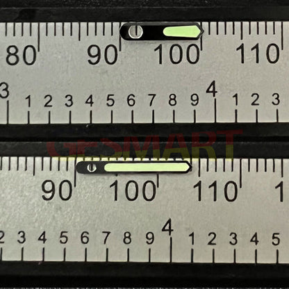 Silver and gold trimmed C3 Super Lume watch hands designed for SKX007 and SBBN models.