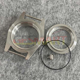 39MM Transparent Bottom Sapphire Glass Stainless Steel Watch Case for NH35/NH36