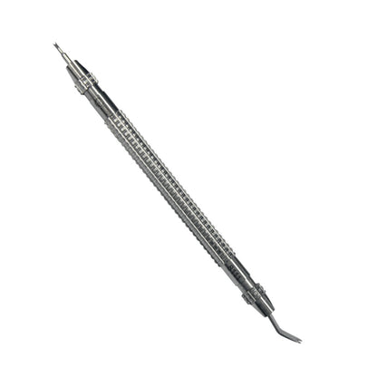 Bergeon 8111 spring-bar tool with fine tips for precise watch band fitting and removal.