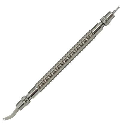 Bergeon 8111 spring-bar tool for precise watch strap fitting and removal.