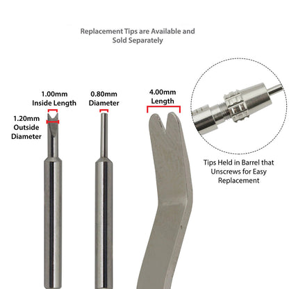 Bergeon 8111 spring-bar tool with ergonomic handle for precise watch strap fitting and removal.
