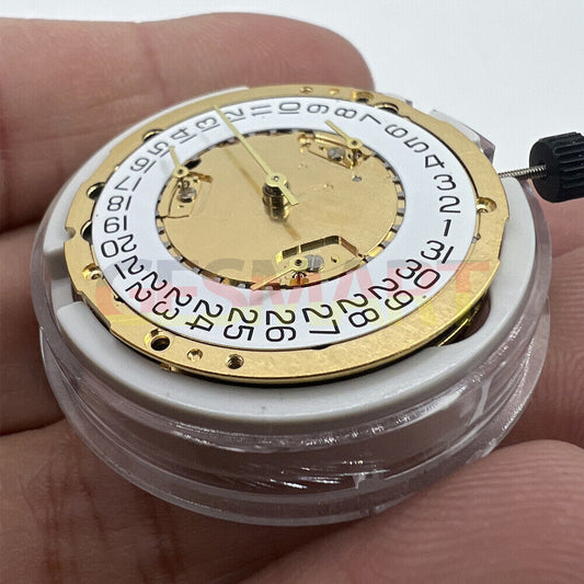 Montre <tc>ETA</tc> 251.372 Mouvement à quartz Mouvement doré de fabrication suisse
