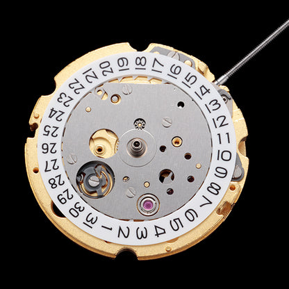 Miyota Citizen 8215 gold-plated automatic watch movement, precise mechanical timekeeping for luxury watches