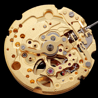 Mouvement mécanique automatique japonais plaqué or Miyota / Citizen 82S0