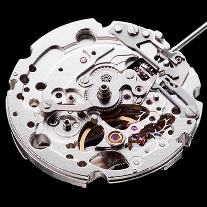 Mouvement mécanique automatique japonais plaqué argent Miyota / Citizen 82S0