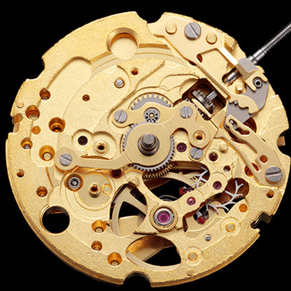 Mouvement mécanique automatique japonais plaqué or Miyota / Citizen 82S5