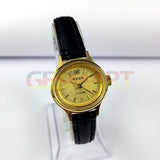 24mm HAIDA Manual Mechanical Lady Watch Golden Nail 17 Jews Oval Golden Case