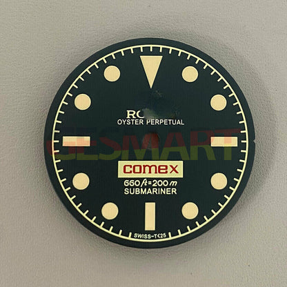 Cadran de montre rétro 28,5 mm, vert lumineux, compatible avec les mouvements NH35/8215/2836 #XE5