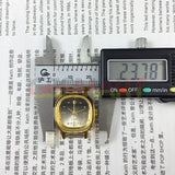 23mm Shanghai Manual Mechanical Lady Watch Golden Nail Square Case 17 Jews