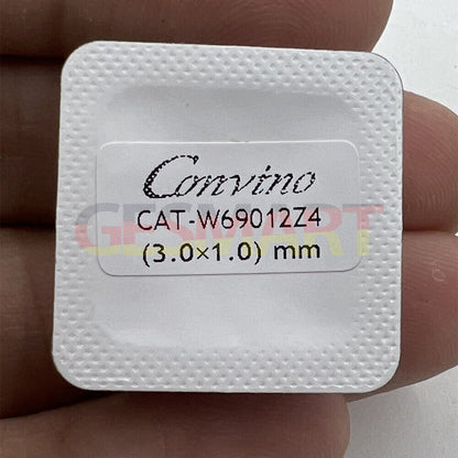 Men's 3x1mm slotted watch back cover screws for Cartier watches, durable replacement parts.