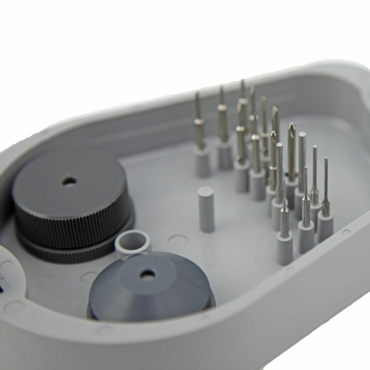 Bergeon 8745 watch band press tool for precise bracelet link removal and adjustment.