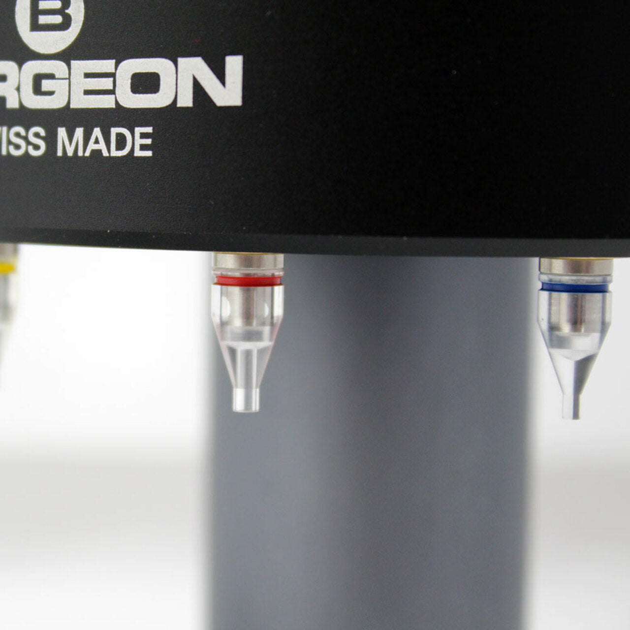 Bergeon 8935 watch hand setting tool with four adjustable positions for precise watch accessory repairs.