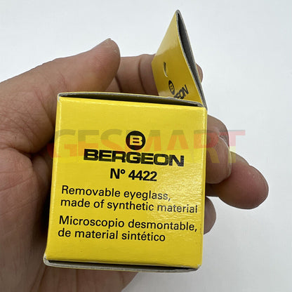 Bergeon 4422-3 black 3.3x magnification loupe for precise watch repair and inspection tasks