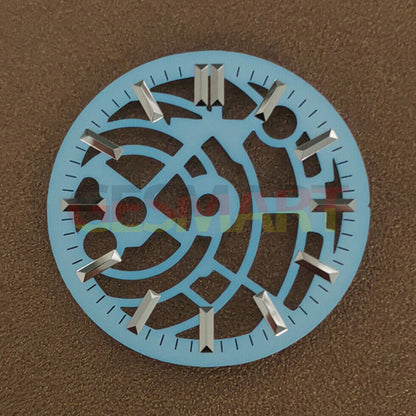 28.50mm Hollow Watch Dial NO Lume Suitable for NH35/NH36/NH70 Movement