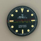 28.5mm Retro Watch Dial Green Luminous Suitable for NH35/8215/2836 Movement #XE5