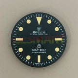 28.5mm Retro Watch Dial Green Luminous Suitable for NH35/8215/2836 Movement #XE5