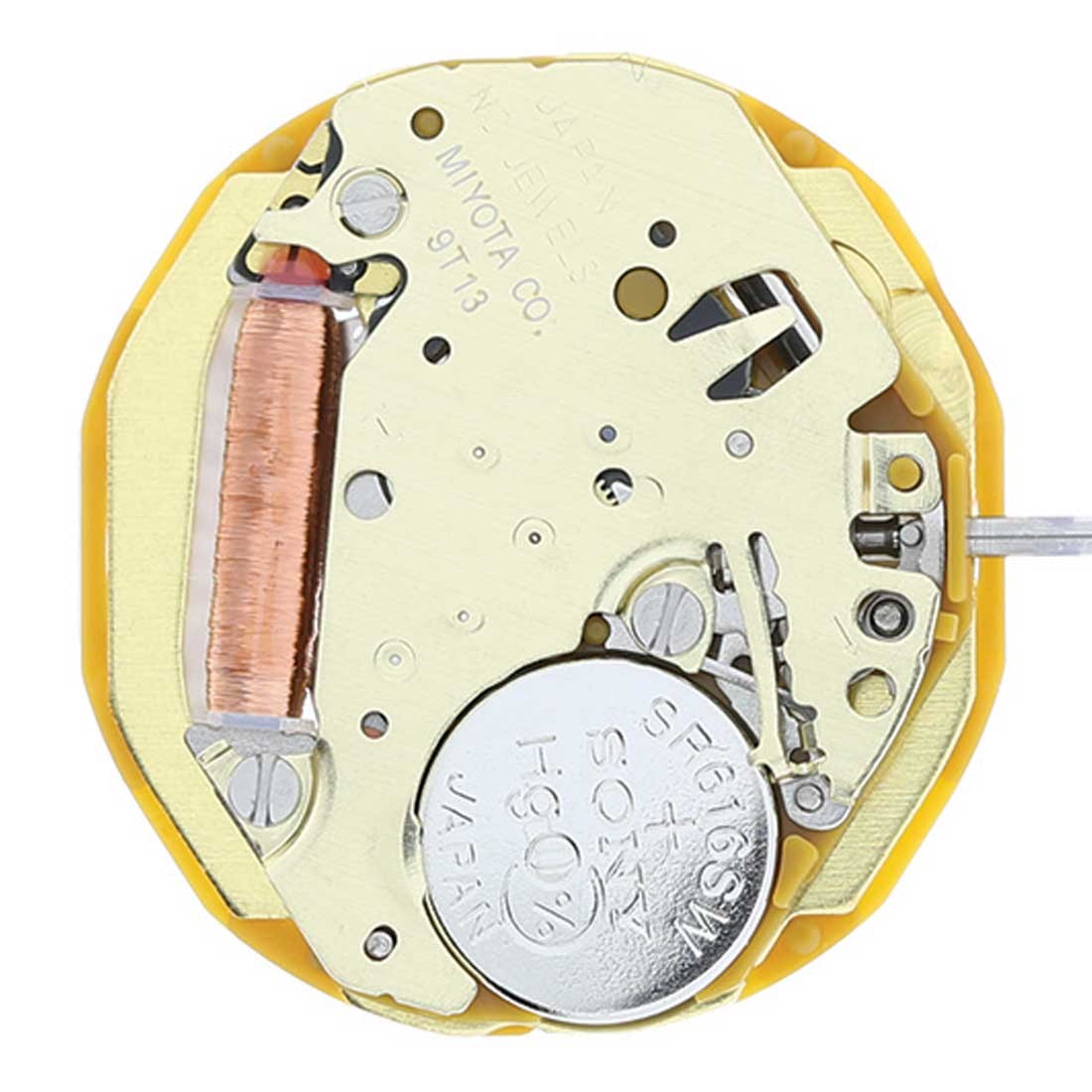 Mouvement à quartz japonais Miyota 9T13 Date à 6 h Fabriqué au Japon