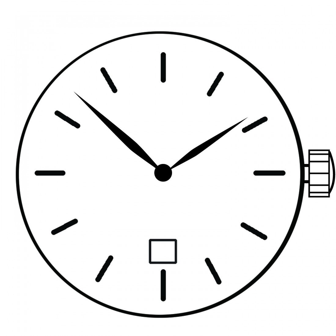 Mouvement à quartz japonais Miyota 9T15, date à 6 heures, fabriqué au Japon