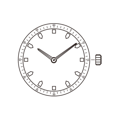 Mouvement à quartz japonais Miyota 9T22, fabriqué au Japon