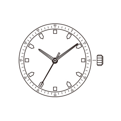 Mouvement à quartz japonais Miyota 9T33, fabriqué au Japon
