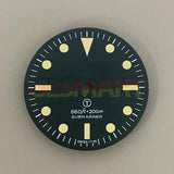 28.5mm Retro Watch Dial Green Luminous Suitable for NH35/8215/2836 Movement #XE5