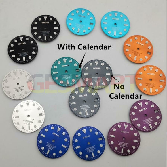 Watch Dial 28.5mm Luminous Suitable for NH35 Movement Watch Parts Replacement