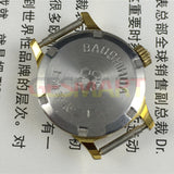 Shanghai Manual Mechanical Lady Watch Golden Nail Gradient Brown Dial 3 Hands