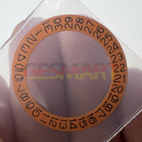 Orange Background Date Disk Wheel Overlay for Movement NH35 NH36 Date At 3