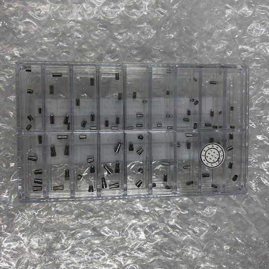 Stainless steel watch crown tubes by AC-628SS-5, 1.5-2.5mm diameter, 90 pieces per box for repairs