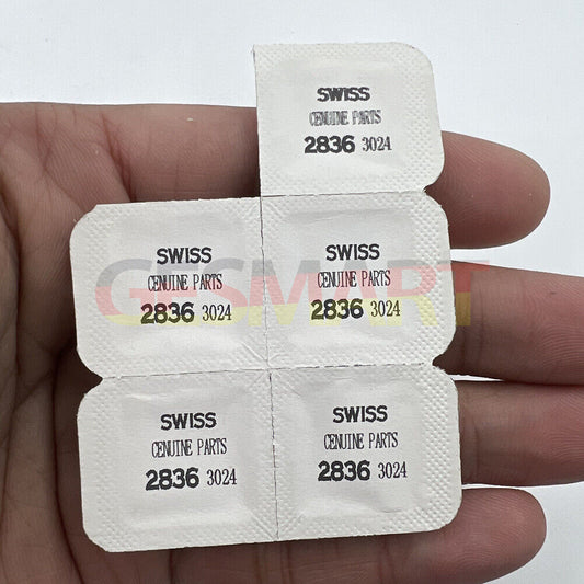 Replacement plate cap jewel for ETA/Seagull 2836/2834/2824 watch movements, generic quality part.