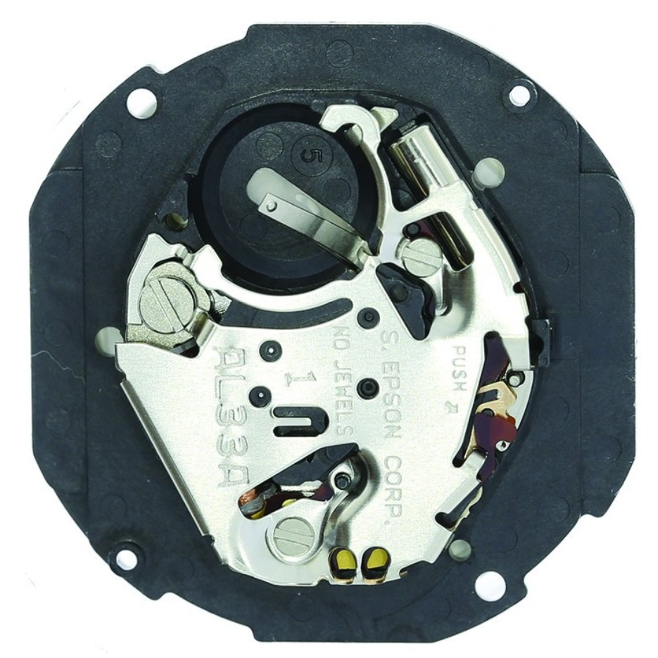 Hattori Epson TMI AL33A quartz watch movements Japan-made, 3-piece set for precise timekeeping and watch repairs