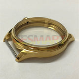 44mm 316L Golden Watch Case for Seagull ST3600/ST3621/ETA6497/ETA6498 Movement