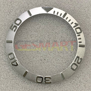 38mm/30.8mm Silver Convex Character SUB Steel Watch Bezel Insert Watch Parts