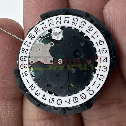 Sunon PE48 quartz watch movement with 2 hands and small second at 3 o'clock, precise timing