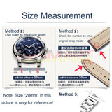 Diving Silk Watch Band 18mm 20mm 22mm 24mm 26mm Watch Straps Double Lock Buckle