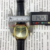 33mm Shanghai Manual Mechanical Watch Golden Nail Gradient Green Dial 17 Jews