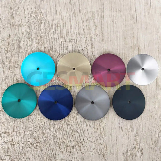 Modified watch dial for NH35/364R/7S movement, no calendar, perfect for custom watch builds.