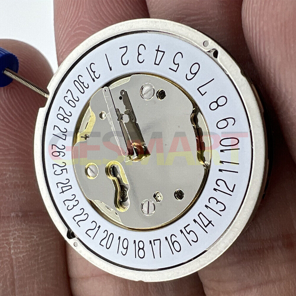 Ronda 5030D 5030.D Quarzuhrwerk, Schweizer Teile, Uhrwerk, Datum bei 6