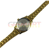 22mm HAIDA Manual Mechanical Lady Watch Golden Nail 17 Jews Gradient Orange Dial