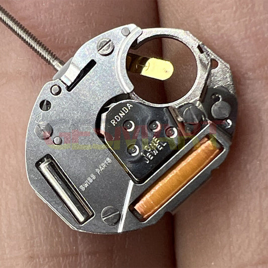 Mouvement de montre à quartz Ronda 753, pièces suisses, pignon canon haut HCP