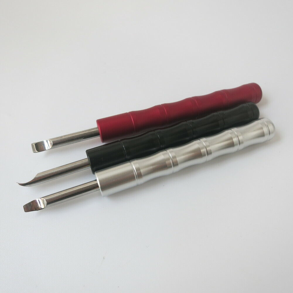 Set of 3 pry-type watch back cover opening levers for accurate and safe watch repair.