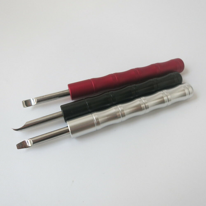 Set of 3 pry-type watch back cover opening levers for accurate and safe watch repair.