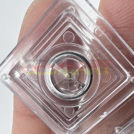 Asian Watch Part Complete Balance Wheel with Hairspring for Movement 7009, precise timekeeping component.