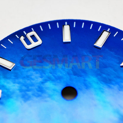 28.5mm Green Lume Numberal Watch Dial for NH35 4R35 Movement