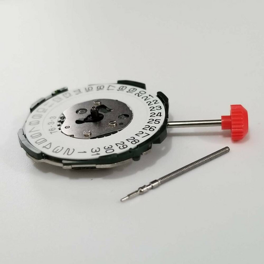 Miyota 2115 quartz watch movement for precise repairs and replacements, compatible with 2110 models.