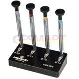 Bergeon 8404 Watch Hand Fitting Tools (Set Of 4) On Stand